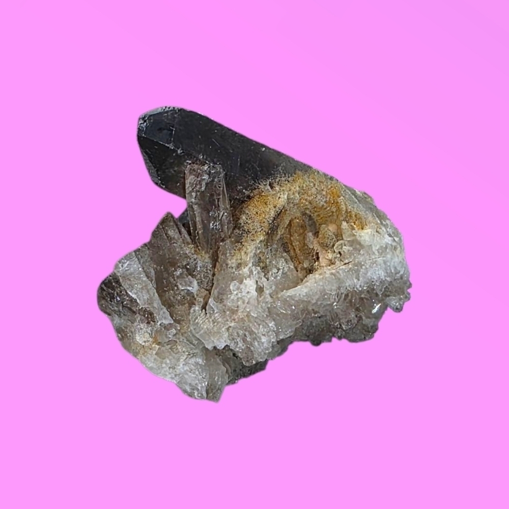 Smoky Quartz Natural Cluster Crystal